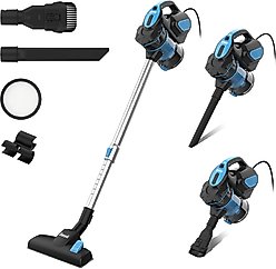 INSE 18kPa 3-in-1 Corded Stick Vacuum, Blue
