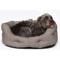 Show in main carousel: DANISH DESIGN Vintage Dogstooth Deluxe Slumber Dog & Cat Bed, Grey, Large slide 6 of 7