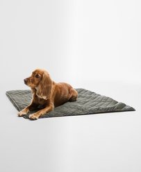 Barbour Quilt & Fleece Dog Blanket, Olive