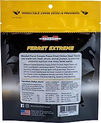 Marshall Chicken Heart Ferret Treats, 0.8-oz bag slide 2 of 2