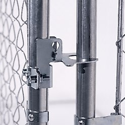 Lucky Dog Chain Link DIY 2-in-1 Boxed Kit Dog Kennel, Galvanized, 5 x 15-ft slide 2 of 9