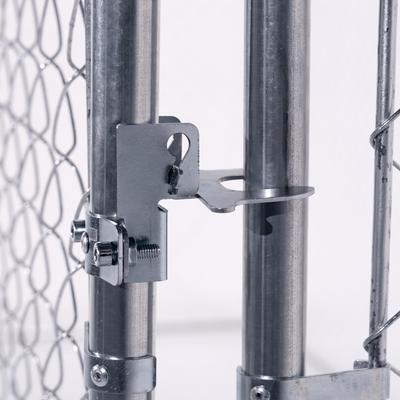 Show full view: Lucky Dog Chain Link DIY Boxed Kit Dog Kennel, Galvanized, 5 x 10-ft slide 7 of 11
