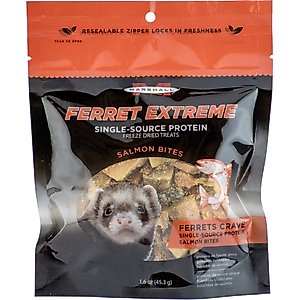 Marshall Salmon Ferret Treats, 1.6-oz bag