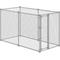 Show in main carousel: Lucky Dog Chain Link DIY Boxed Kit Dog Kennel, Galvanized, 5 x 10-ft slide 1 of 11