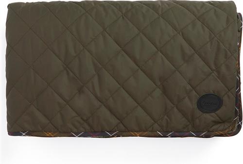 Show full view: Barbour Quilt & Fleece Dog Blanket, Olive slide 3 of 4