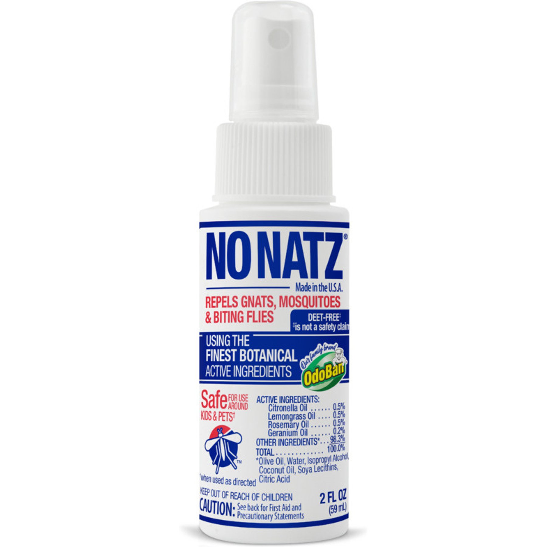 No Natz Bug Repellant Spray, 2-fl oz bottle