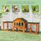 Show in main carousel: Coziwow Large Fashion Wooden Outdoor Rabbit Hutch, Orange slide 8 of 9