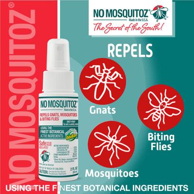 Show full view: No Natz No Mosquitoz Bug Repellant Spray, 2-fl oz bottle slide 3 of 7