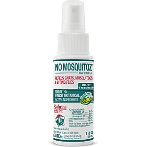 No Natz No Mosquitoz Bug Repellant Spray, 2-fl oz bottle