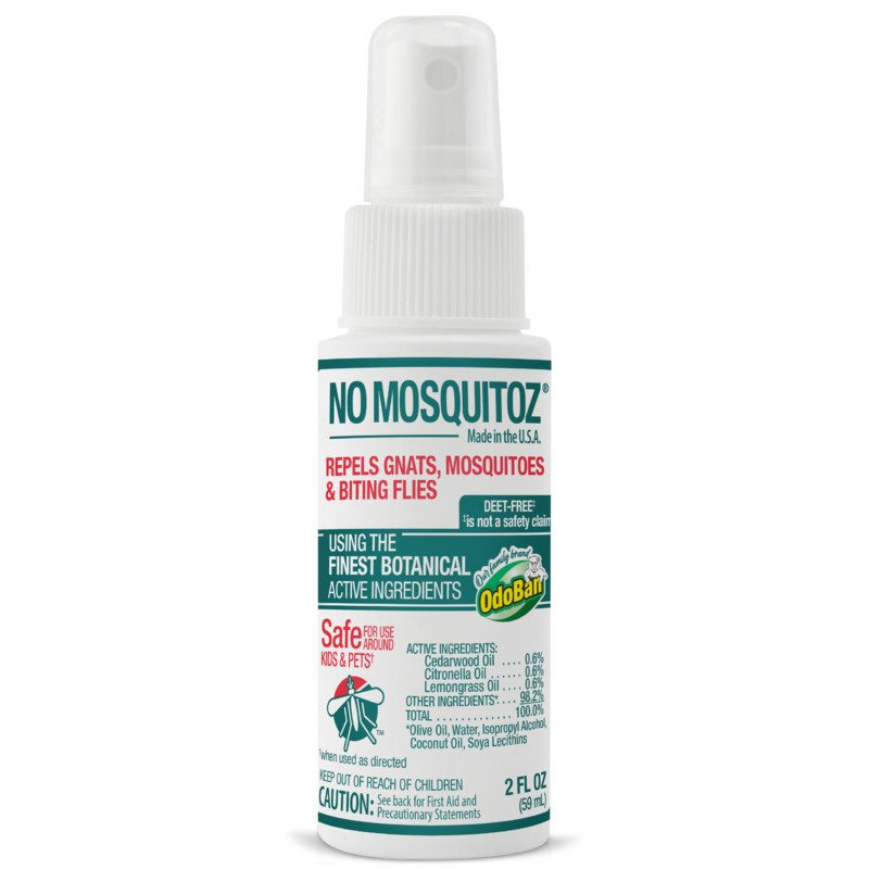 Questions and Answers about NO NATZ No Mosquitoz Bug Repellant Spray
