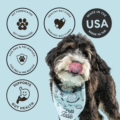 Show full view: The Pets Table Probiotic Duck Flavored Soft Chew Gut Health & Digestion Aid Supplement for Dogs, 60 count slide 4 of 7