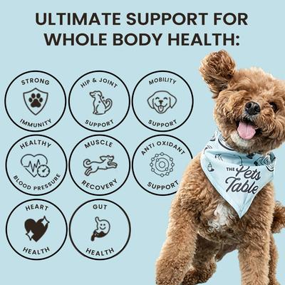 Show full view: The Pets Table 8-in-1 Chicken Flavored All in One Wellness Soft Chew Vitamin Supplement for Dogs, 100 count bundle slide 4 of 7