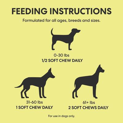 Show full view: The Pets Table 8-in-1 Chicken Flavored All in One Wellness Soft Chew Vitamin Supplement for Dogs, 100 count bundle slide 6 of 7