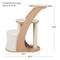 Show in main carousel: beeNbkks Modern Furniture Style Cat Tree & Condo, White slide 5 of 8
