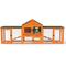 Show in main carousel: Coziwow Large Fashion Wooden Outdoor Rabbit Hutch, Orange slide 1 of 9
