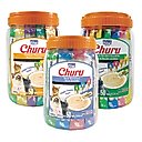 Variety Pack - Inaba Churu Tuna & Chicken Varieties Puree Grain-Free Lickable Cat Treat, 0.5oz tube, pack of 50, Chicken Variety & Tuna Variety Flavors