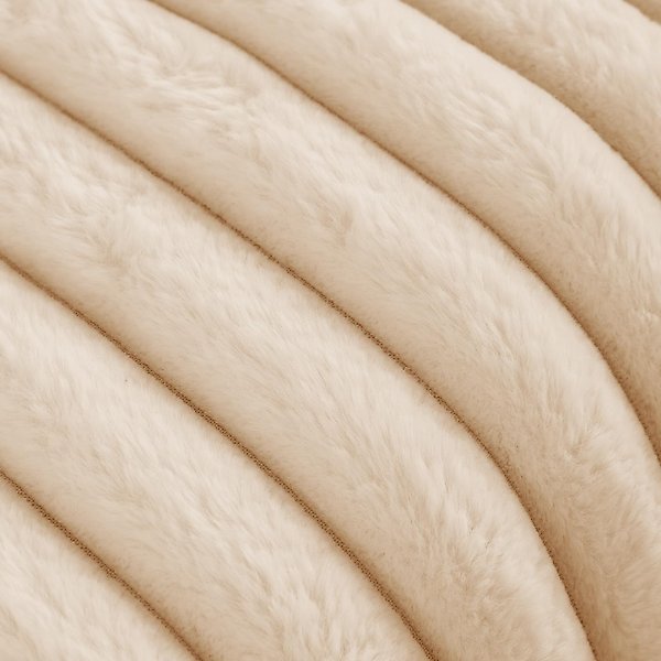 Show full view: Kylinsure Corduroy Fleece Dog & Cat Sofa Bed with Removable Cover, Beign, Small slide 8 of 8