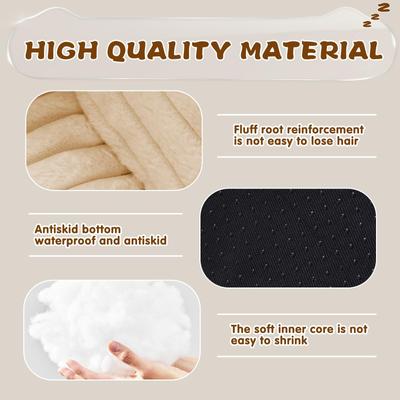 Show full view: Kylinsure Corduroy Fleece Dog & Cat Sofa Bed with Removable Cover, Beign, Small slide 4 of 9