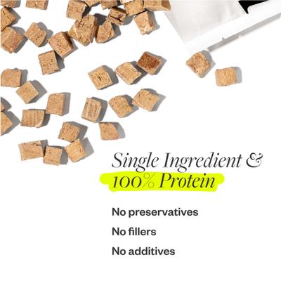 Show full view: MAEV Human-Grade Beef Liver Freeze-Dried Raw Dog Treats, 4.4-oz bag slide 6 of 9