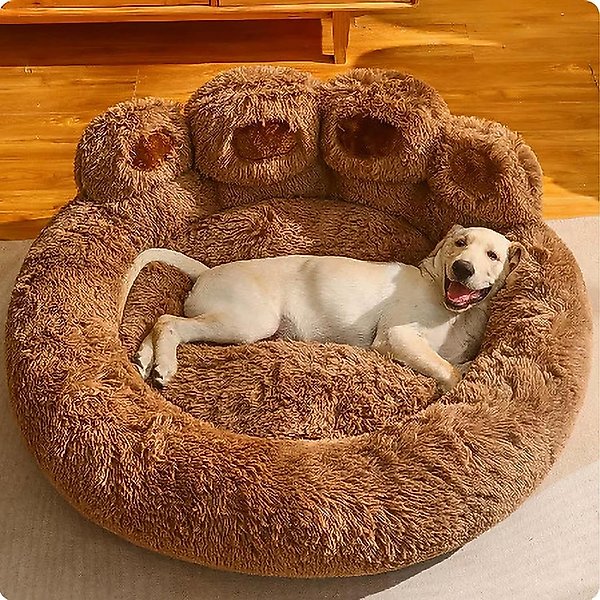 Kylinsure Round Plush Orthopedic Donut Dog & Cat Bed