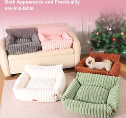 Kylinsure Sofa Dog & Cat Bed with Removable Washable Cover, Pink, Small slide 2 of 8