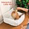 Show in main carousel: Kylinsure Sofa Dog & Cat Bed with Removable Washable Cover, Cream, Small slide 9 of 10