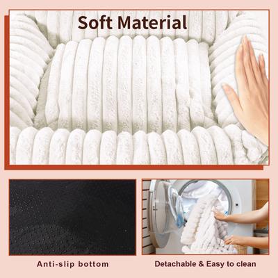 Show full view: Kylinsure Sofa Dog & Cat Bed with Removable Washable Cover, Cream, Small slide 5 of 10