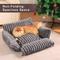 Show in main carousel: Kylinsure Sofa Dog & Cat Bed with Removable Washable Cover, Grey, Small slide 3 of 11