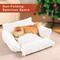 Show in main carousel: Kylinsure Sofa Dog & Cat Bed with Removable Washable Cover, Cream, Small slide 3 of 10