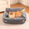 Show in main carousel: Kylinsure Sofa Dog & Cat Bed with Removable Washable Cover, Grey, Small slide 1 of 11