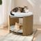 Show in main carousel: Wisfor 2-Tier Stool Cat Bunk Bed, Natural Wood & White, 17.9 x 15.7 x 15.2-in slide 2 of 7