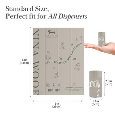 Show full view: Nina Woof Dog Waste Bags, 90 count slide 5 of 8