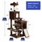 Show in main carousel: Wooflex 54-in Multi-Level Tower Cat Tree with 2 Condos, Brown, One Size: 17.7 x 17.7 x 53.9-in slide 2 of 7
