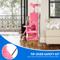Show in main carousel: Wooflex 54-in Multi-Level Tower Cat Tree with 2 Condos, Pink, One Size: 17.7 x 17.7 x 53.9-in slide 5 of 5