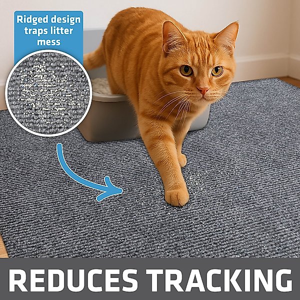 Show full view: Drymate Ridged Cat Litter Trapping Mat, X-Large: 28-in x 36-in slide 2 of 9