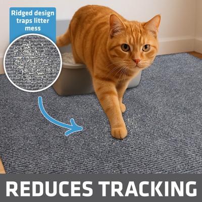Show full view: Drymate Ridged Cat Litter Trapping Mat, X-Large: 28-in x 36-in slide 2 of 9