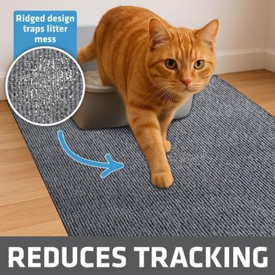 Show full view: Drymate Ridged Cat Litter Trapping Mat, Large: 20-in x 28-in slide 2 of 9