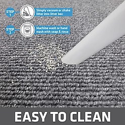 Drymate Jumbo Ridged Cat Litter Trapping Mat, Grey, 36-in x 47-in slide 2 of 7