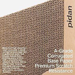 Pidan L-Shape Cat Scratcher, Brown slide 2 of 6