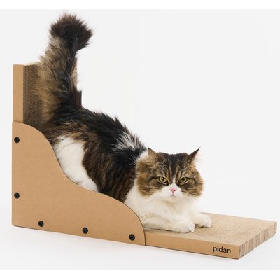 Pidan Pidan L-Shape Cat Scratcher, Brown
