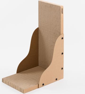 Show full view: Pidan L-Shape Cat Scratcher, Brown slide 3 of 8