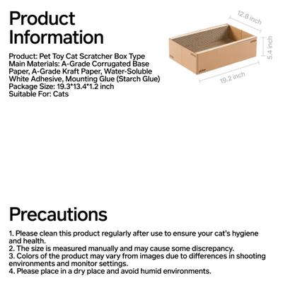 Show full view: Pidan Box Cat Scratcher & Lounge, Brown slide 6 of 7