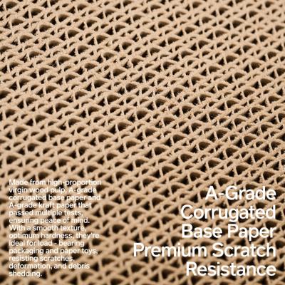 Show full view: Pidan Box Cat Scratcher & Lounge, Brown slide 3 of 7