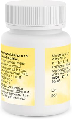 Show full view: Clomicalm (Clomipramine HCl) Tablets for Dogs, 5-mg, 90 tablets slide 6 of 10