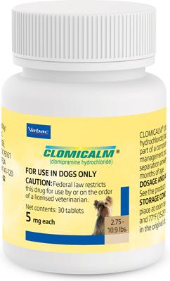 Show full view: Clomicalm (Clomipramine HCl) Tablets for Dogs, 5-mg, 90 tablets slide 4 of 10