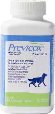 Show full view: Previcox (Firocoxib) Chewable Tablets for Dogs, 227-mg, 1 tablet slide 3 of 11