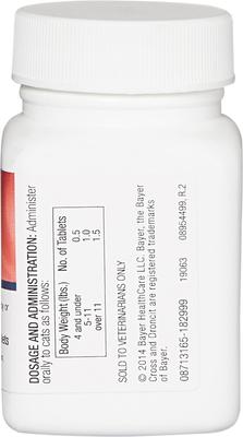 Show full view: Droncit Tablet for Cats, 5 tablets, 23-mg slide 4 of 7