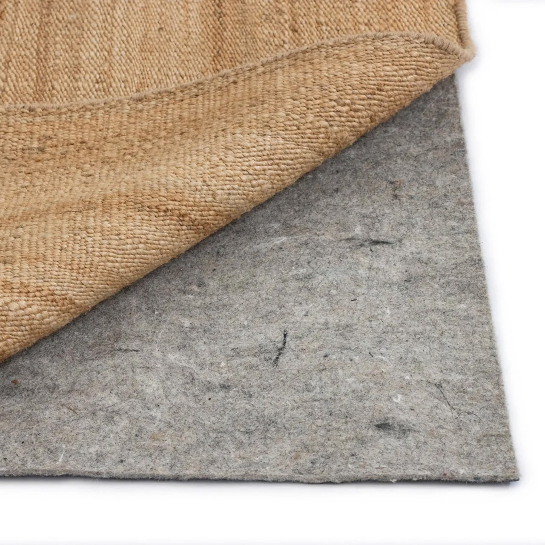 Revival Rugs Plush Rug Pad, Light Grey, 6 x 9-ft