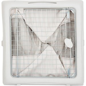 SportPet Designs Soft Sided Pop-Open Dog Kennel, White, Large