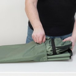 SportPet Designs Soft Sided Pop-Open Crate Dog Kennel, Green, 31.8-in slide 2 of 7